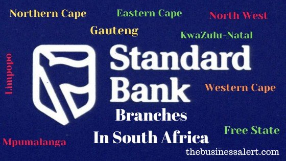 This is the list of Standard Bank branches in South Africa across all the provinces in the country.