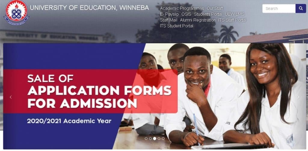 The University of Education is found in Winneba in the Central region of Ghana