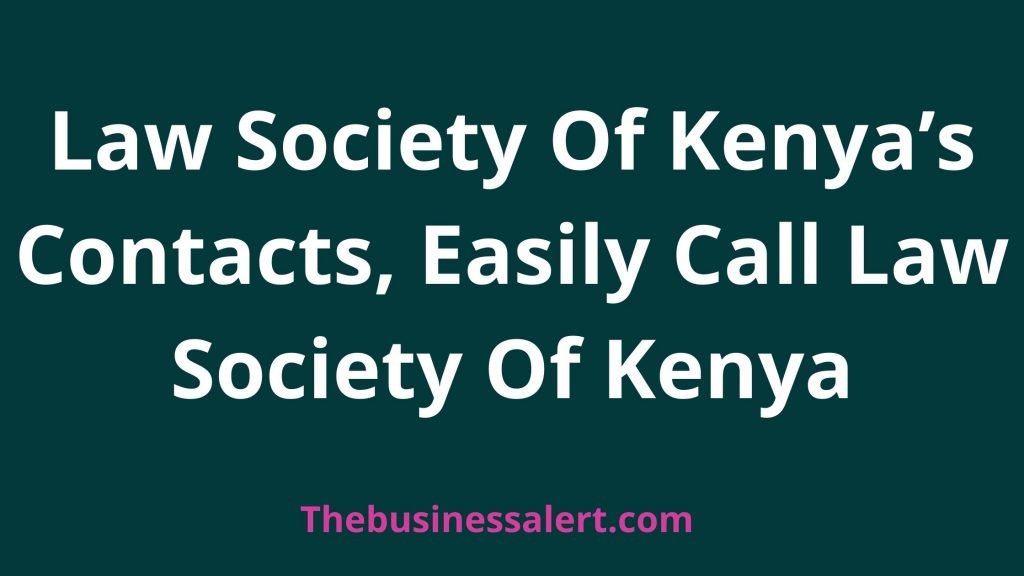 Law Society Of Kenya Contacts
