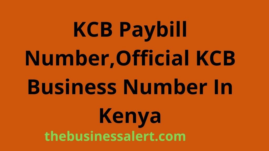 KCB Paybill Number